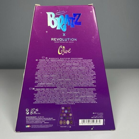 Brand New Sealed Revolution X Bratz Doll Palette Cloe Shimmer Matte Foil - Picture 2 of 2